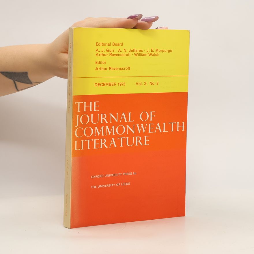Various authors The Journal of Commonwealth Literature