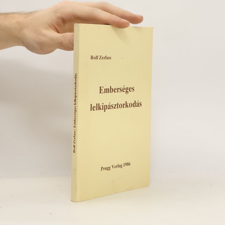 Collectif d'auteurs Emberséges lelkipásztorkodás