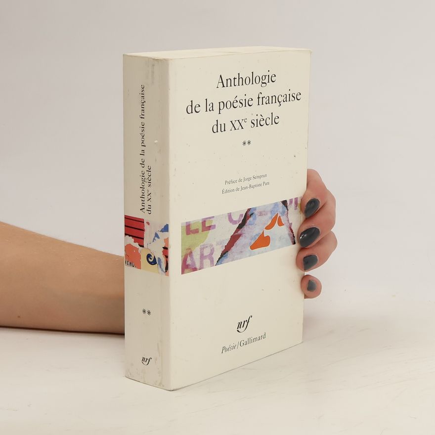 Various authors Anthologie de la poésie française du XXe siècle