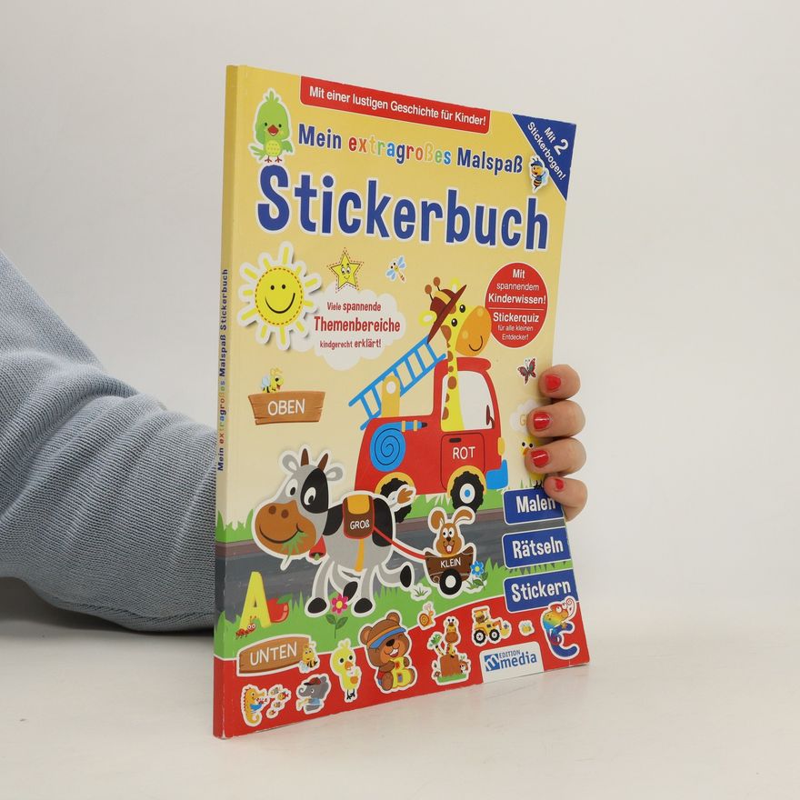 Kolektív autorov Mein extragroßes Malspaß, Stickerbuch