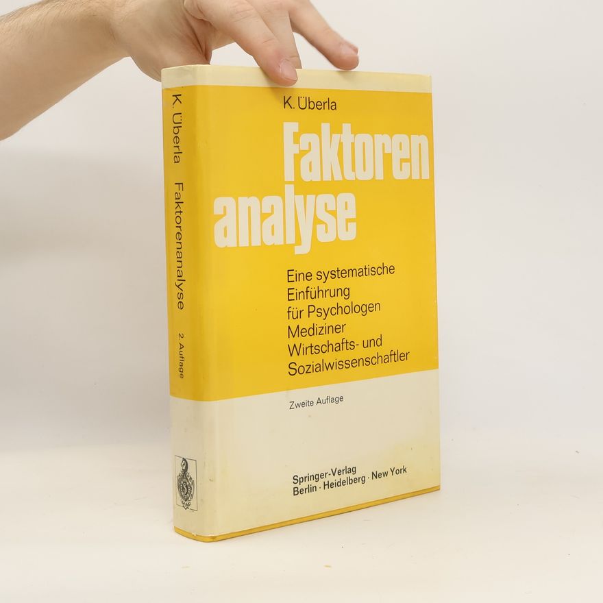 Karl Überla Faktorenanalyse