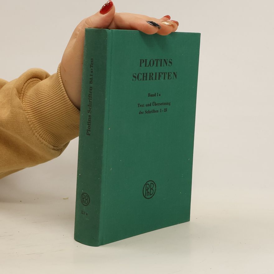 Autorenkollektiv Plotins Schriften. Band 1a