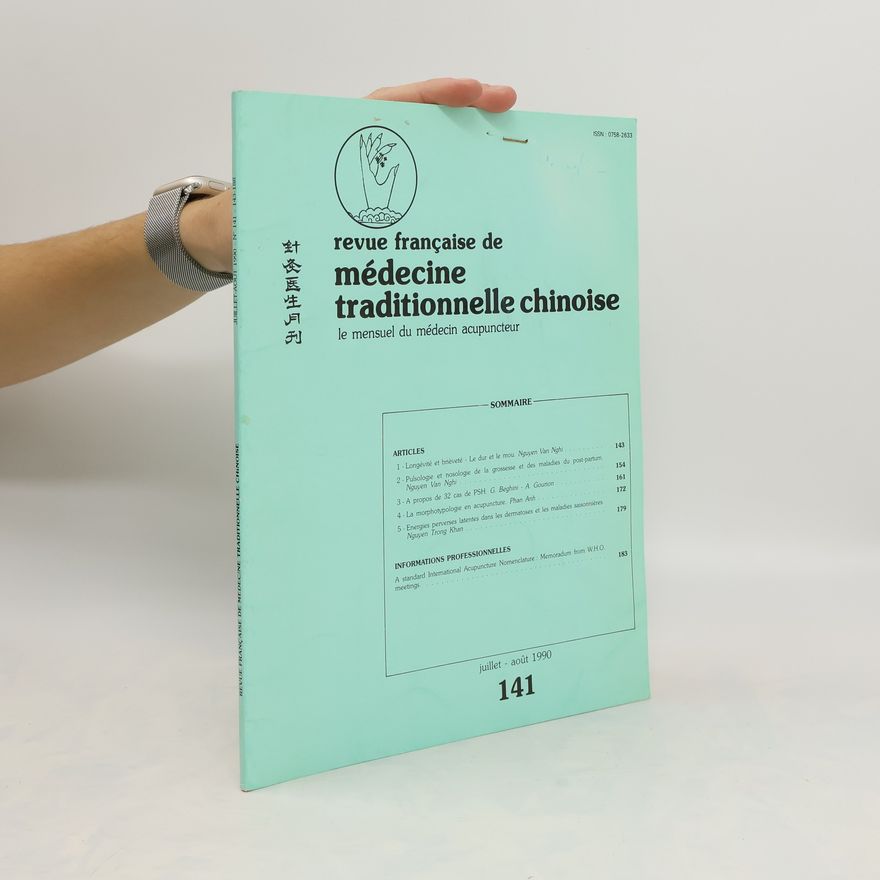 Autorenkollektiv Revue française de médecine chinoise 7-8/1990