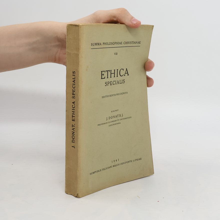 Josef Donát Ethica specialis