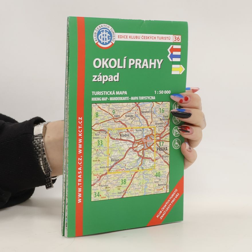 Klub českých turistů ( ) Okolí Prahy-západ /KČT 36 1:50T Turistická mapa
