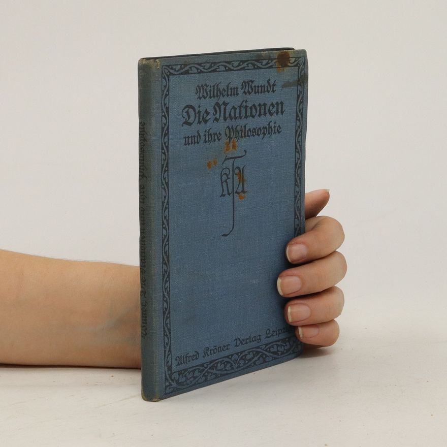 Wilhelm Wundt Die Nationen und ihre Philosophie