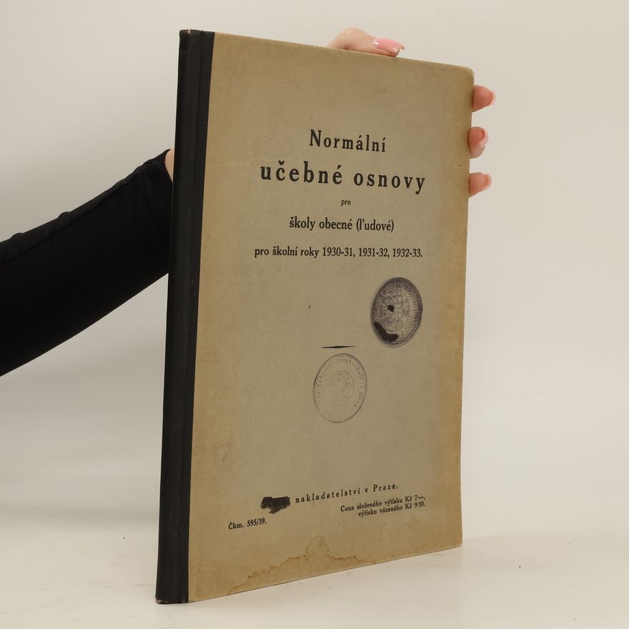 Autorenkollektiv Normální učebné osnovy pro školy obecné (ľudové)