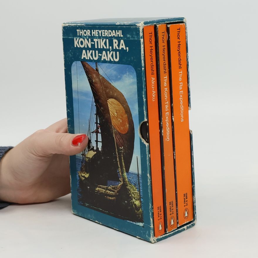 Thor Heyerdahl Kon-Tiki, Ra, Aku-Aku (komplet, 3 svazky v boxu)