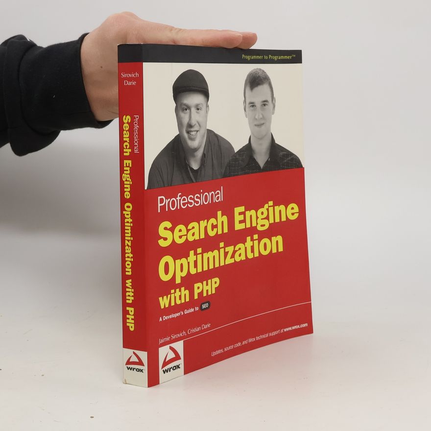 Jaimie Sirovich Professional Search Engine Optimization with PHP