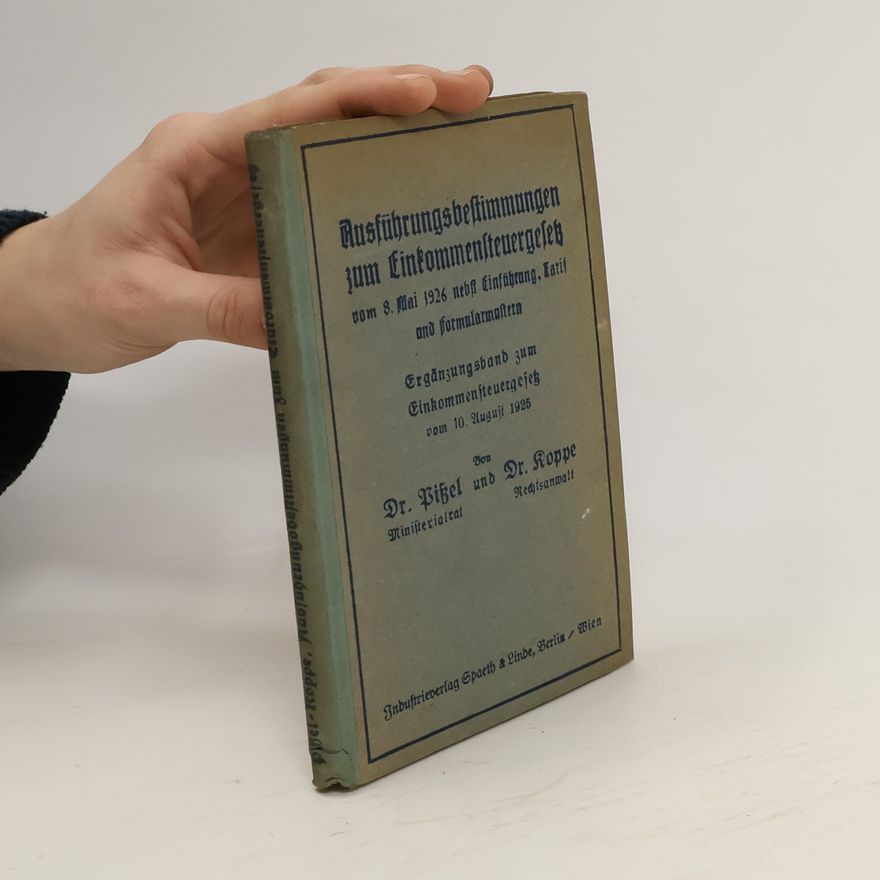 Dr. Koppe Ausführungsbestimmungen zum Einkommensteuerge