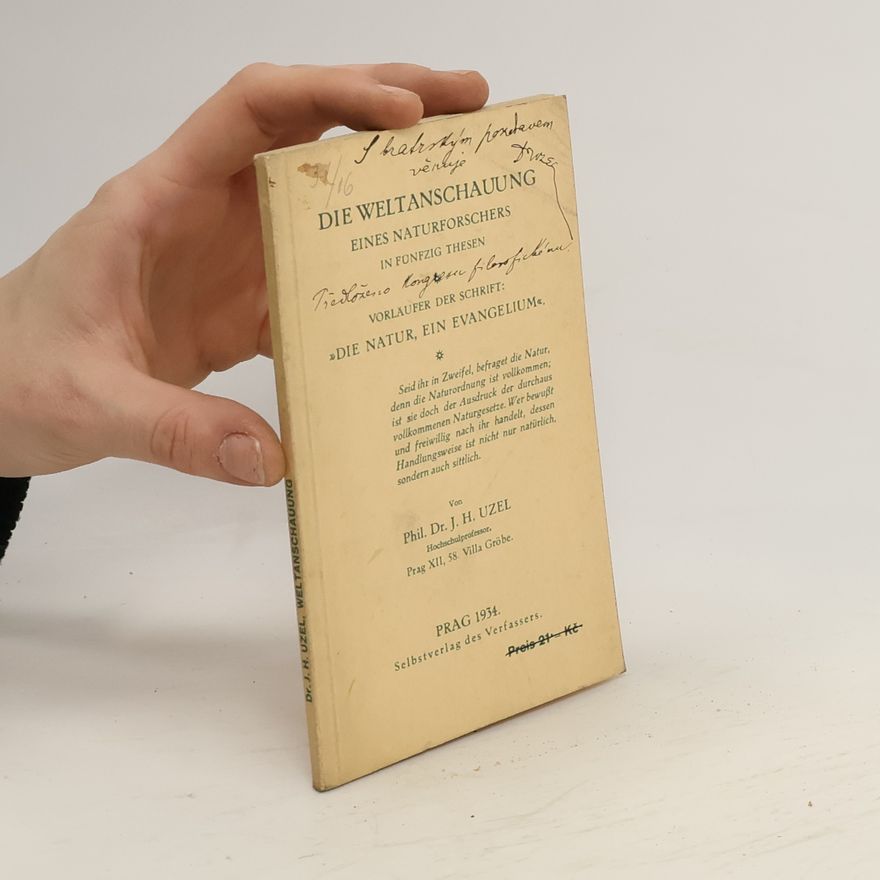 Ernst Hallier Die Weltanschauung des Naturforschers