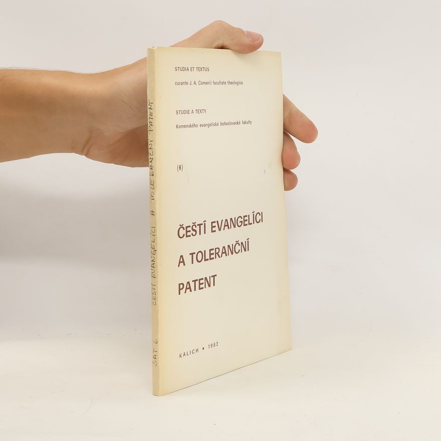 Autorenkollektiv Čeští evangelíci a toleranční patent