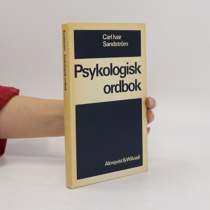 Carl Ivar Sanström Psykologisk ordbok