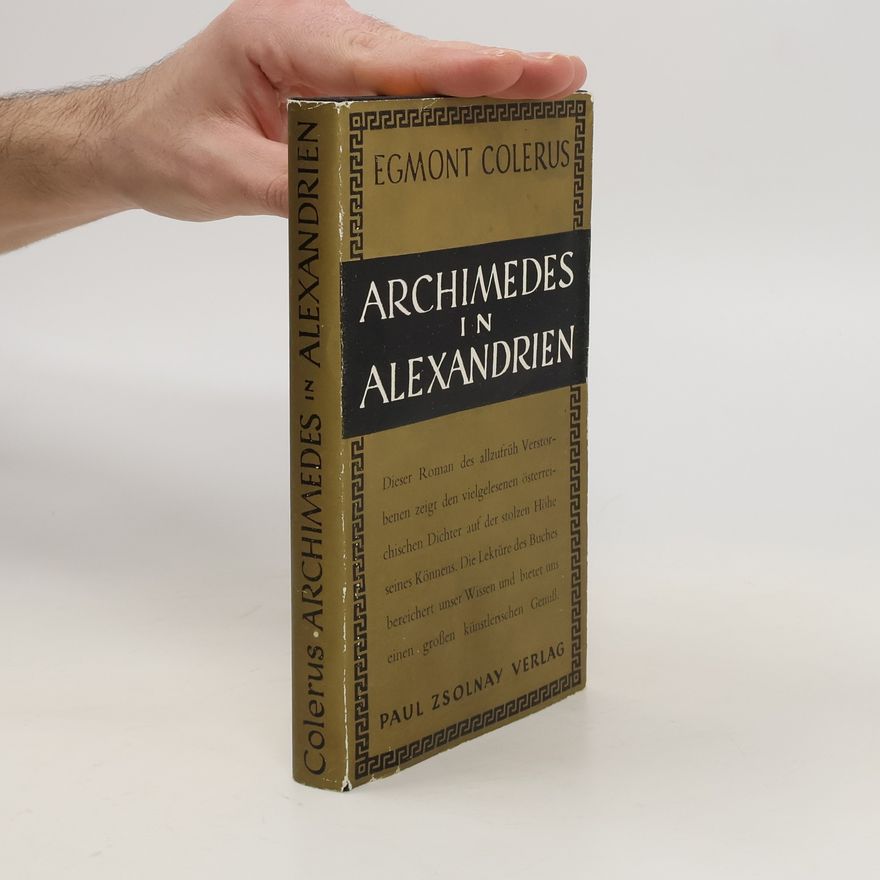 Egmont Colerus Archimedes in Alexandrien
