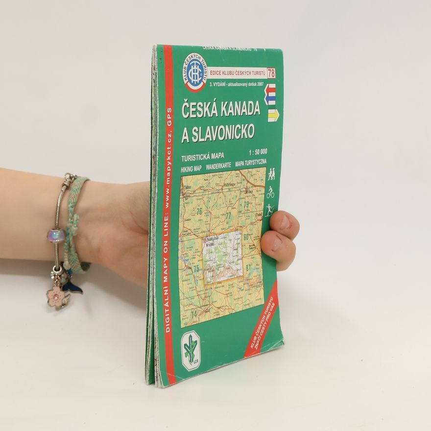 Klub českých turistů ( ) Česká Kanada a Slavonicko turistická mapa 1:50 000