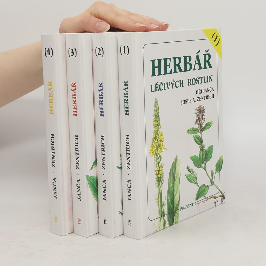 Jiří Janča Herbář léčivých rostlin (1. - 4. díl, 4 svazky)
