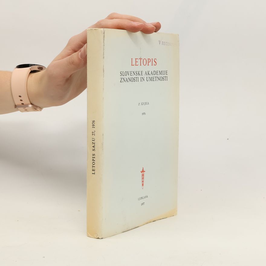 Kolektiv autorů Letopis Slovenske akademije znanosti in umetnosti