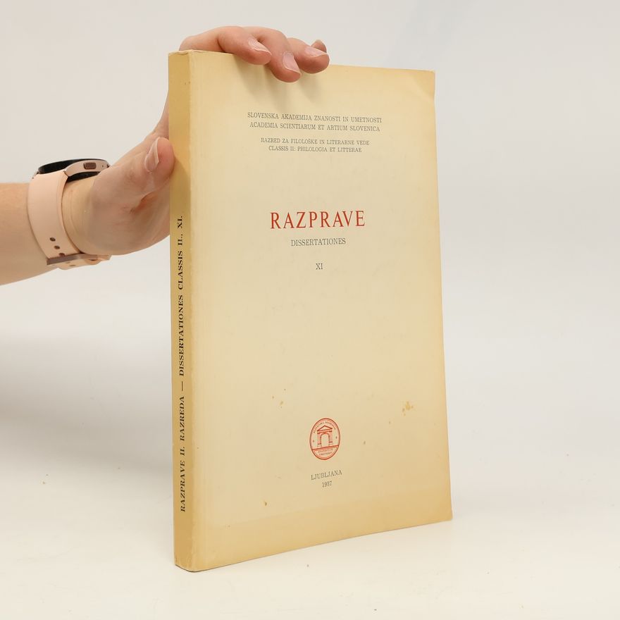 Kolektiv autorů Razprave II. Dissetationes classis XI.