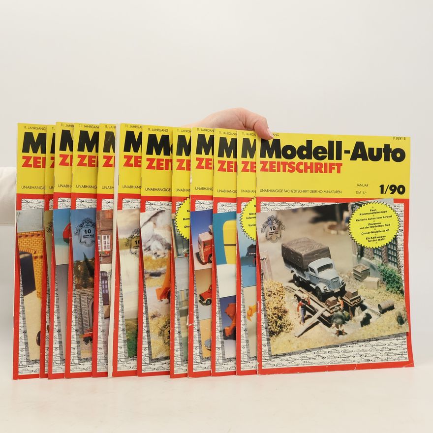 Autorenkollektiv Modell-Auto Zeitschrift 1-12/1990