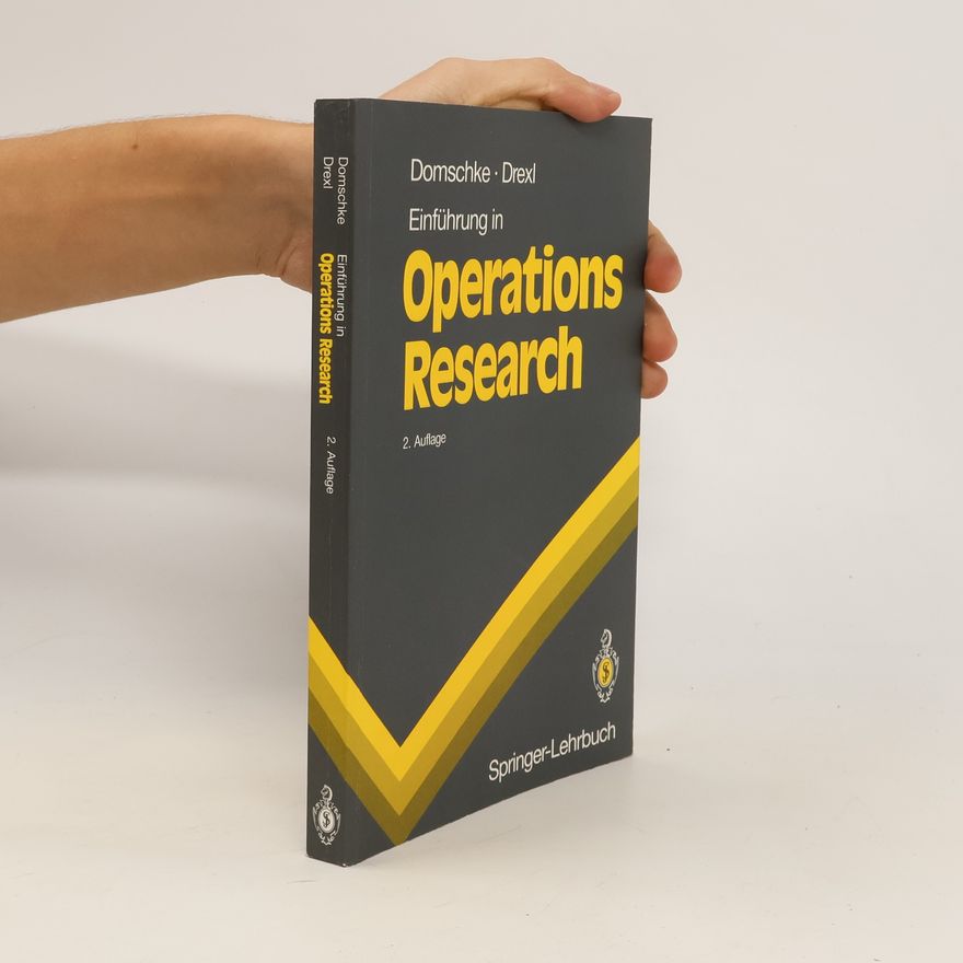 Wolfgang Domschke Einführung in Operations Research