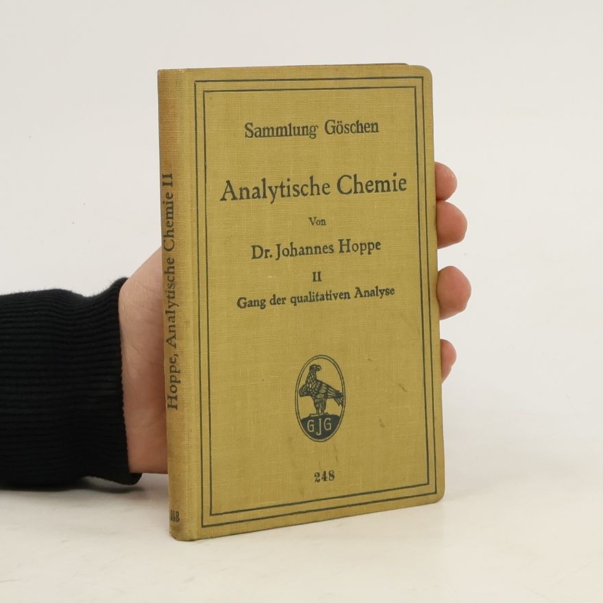 Johannes Hoppe Analytische Chemie