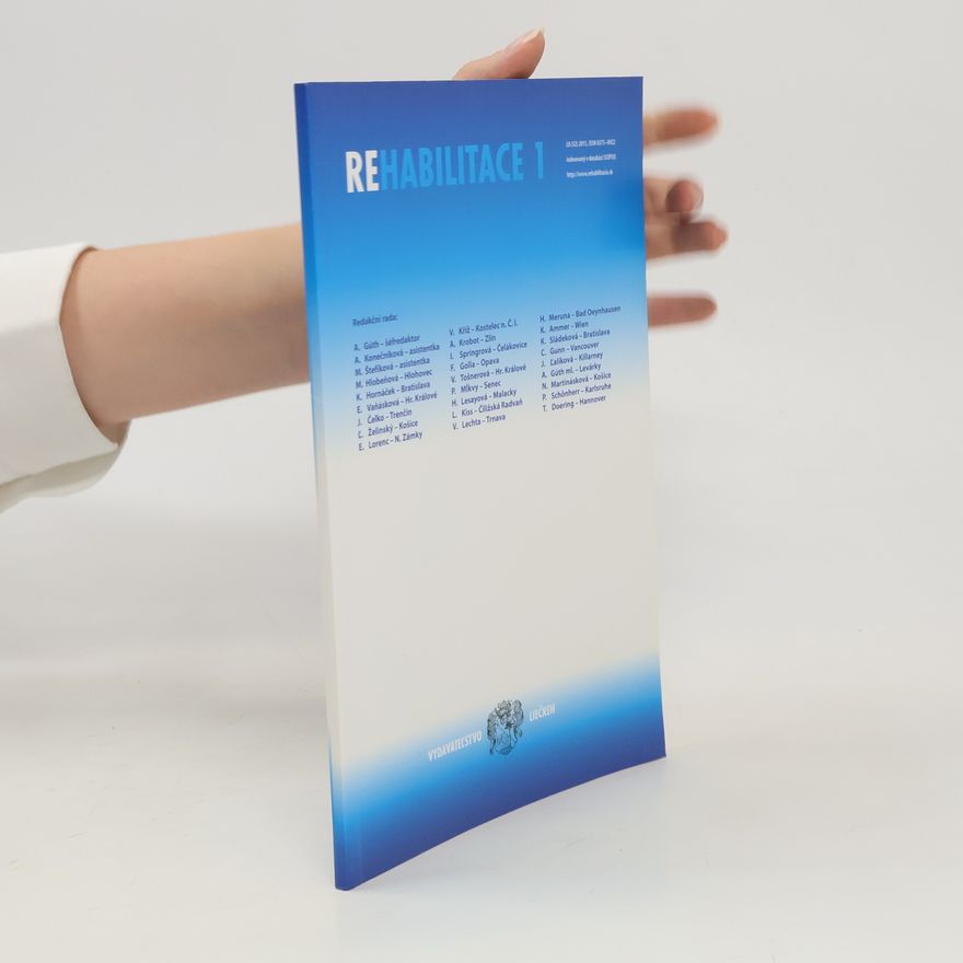 Kolektiv autorů Rehabilitace 1