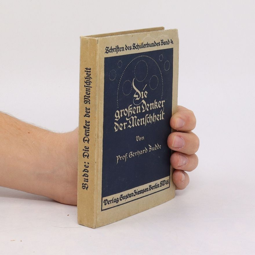 Gerhard Budde Die großen Denker der Menschheit