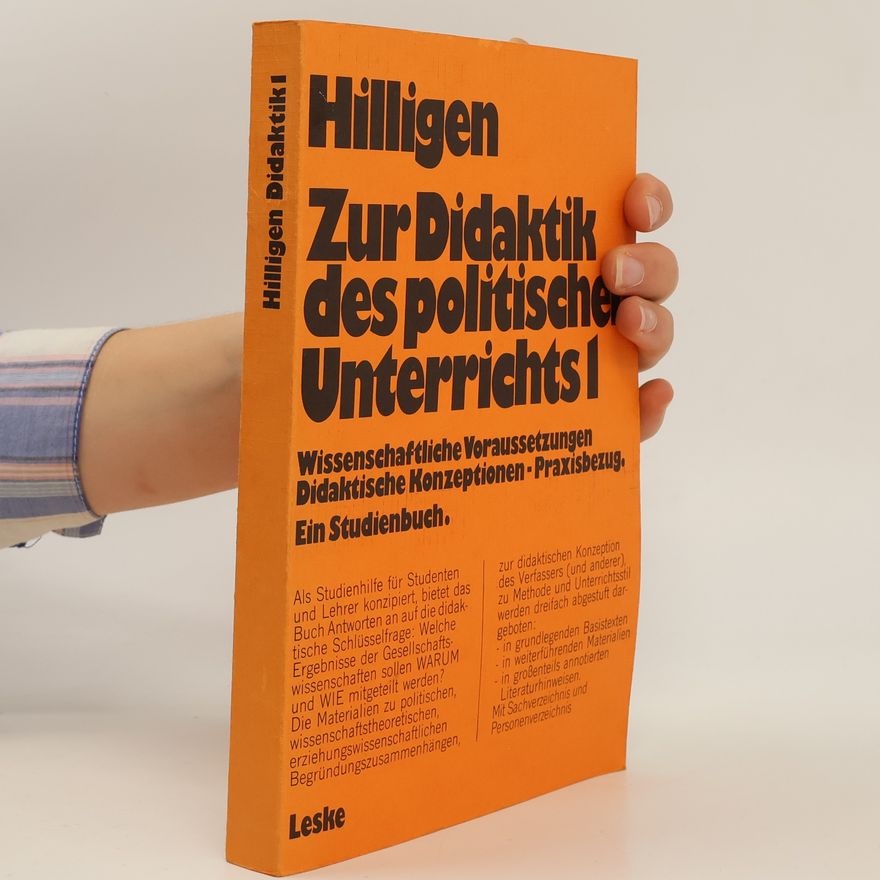 Wolfgang Hilligen Zur Didaktik des politischen Unterrichts 1
