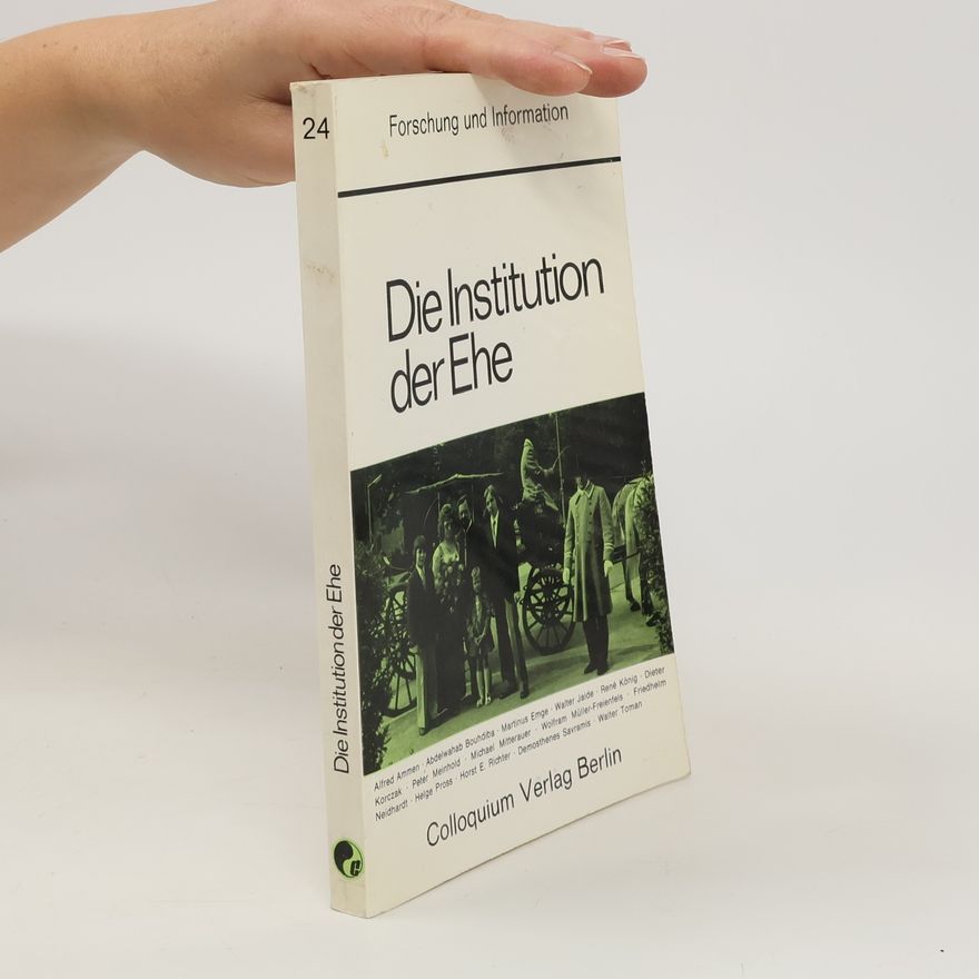Autorenkollektiv Die Institution der Ehe