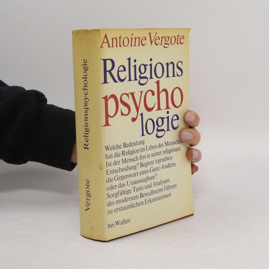 Antoine Vergote Religionspsychologie