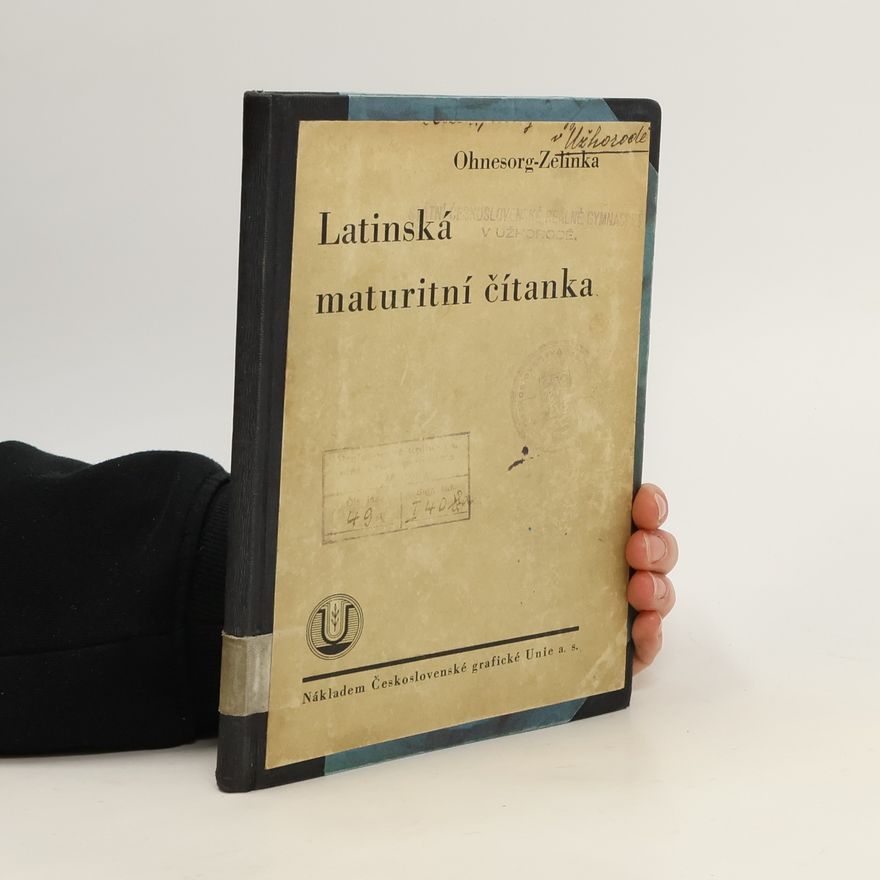 Karel Ohnesorg Latinská maturitní čítanka
