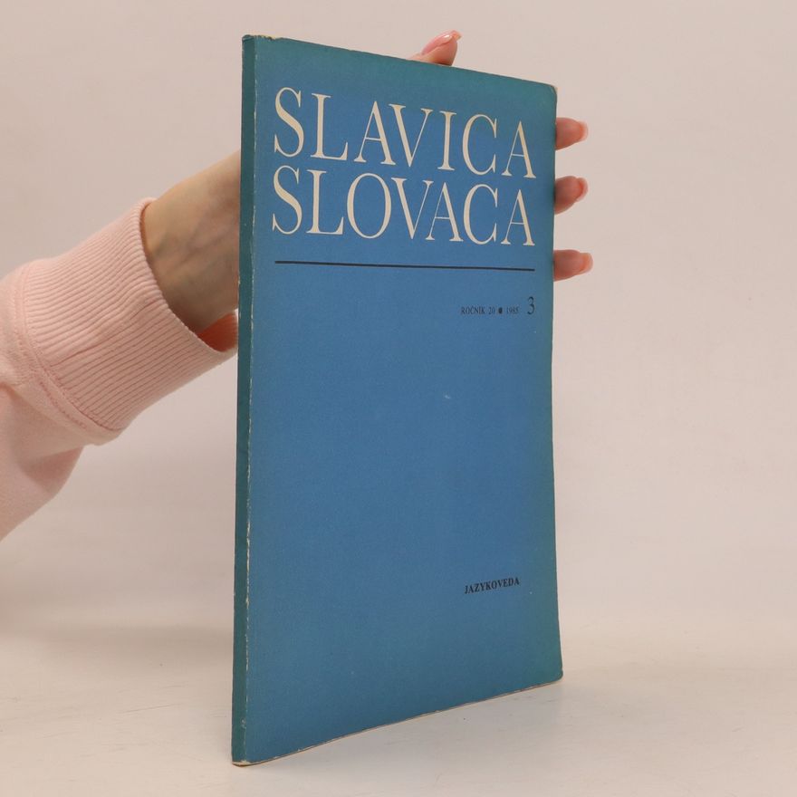 AA.VV. Slovica Slovaca 3, roč. 20