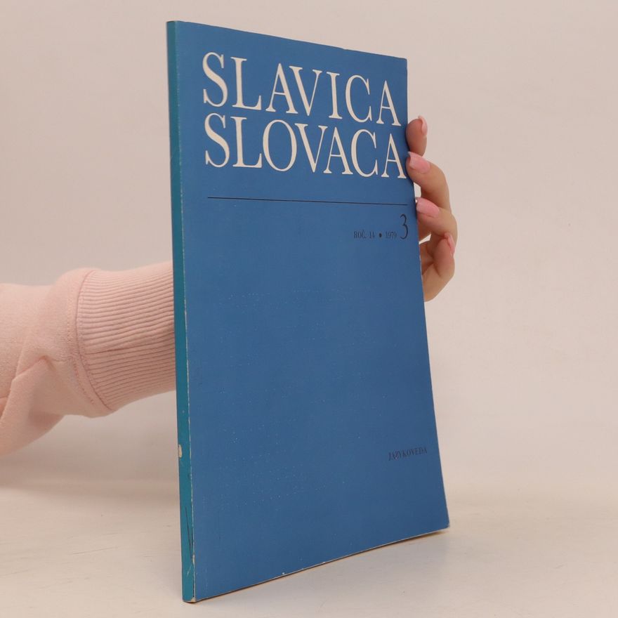 Various authors Slavica Slovaca 2. Ročník 14/1979