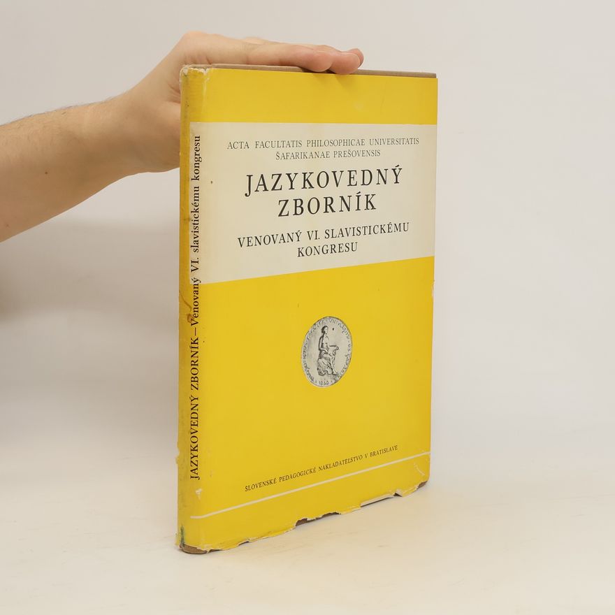 Various authors Jazykovedný zborník venovaný VI. slavistickému kongresu