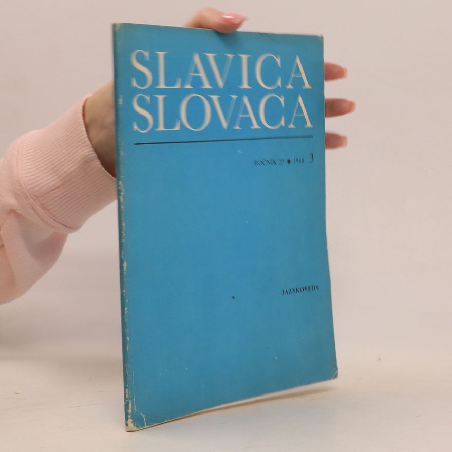Various authors Slavica Slovaca 3, roč. 23