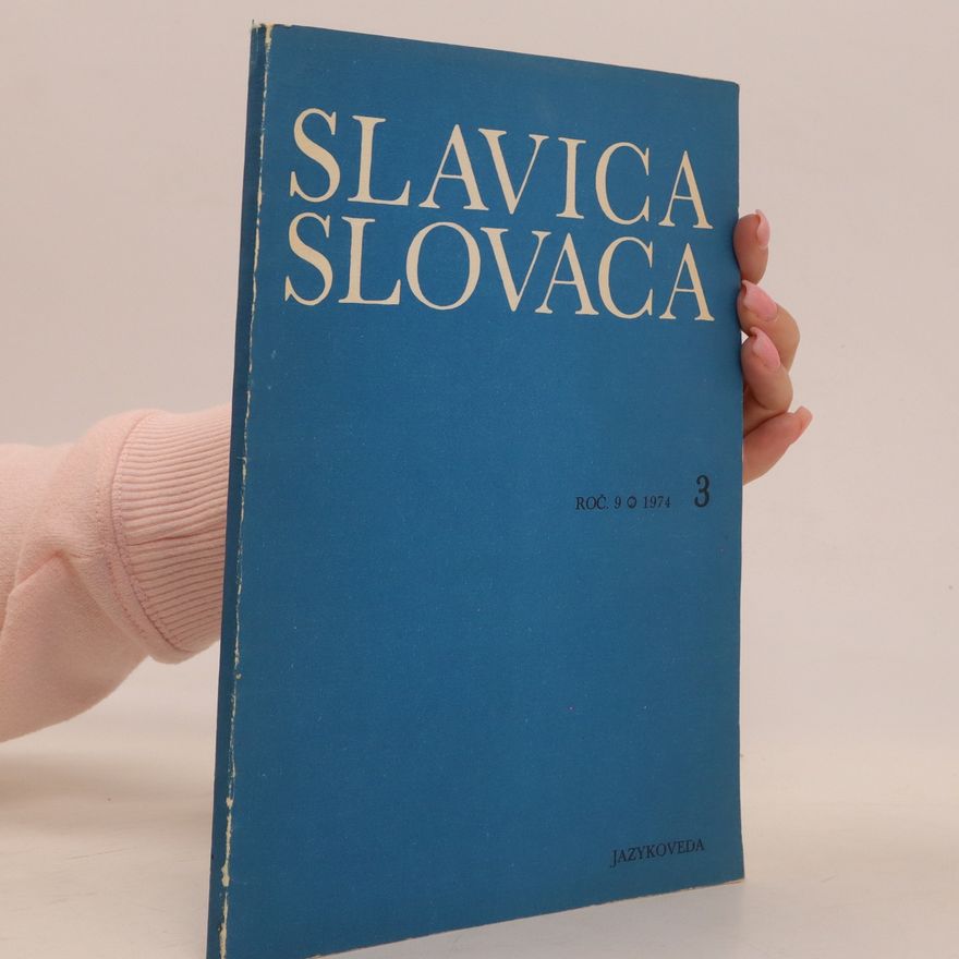 Various authors Slavica Slovaca 3, roč. 9