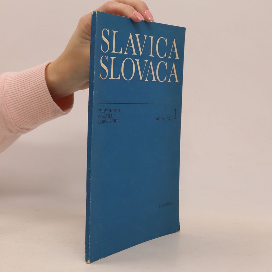 Various authors Slavica Slovaca 1/1972