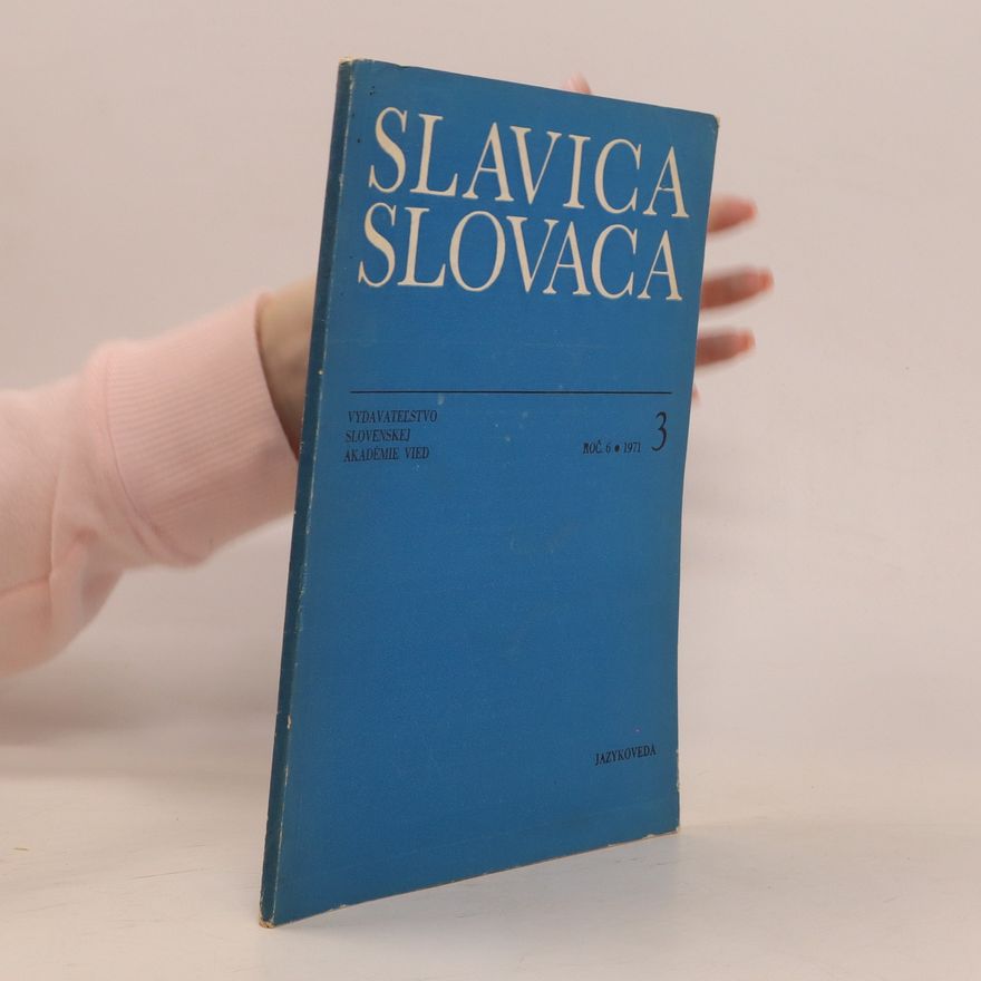 Various authors Slavica Slovaca roč.6,3