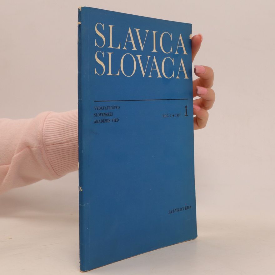 Various authors Slavica Slovaca 1 roč. 2