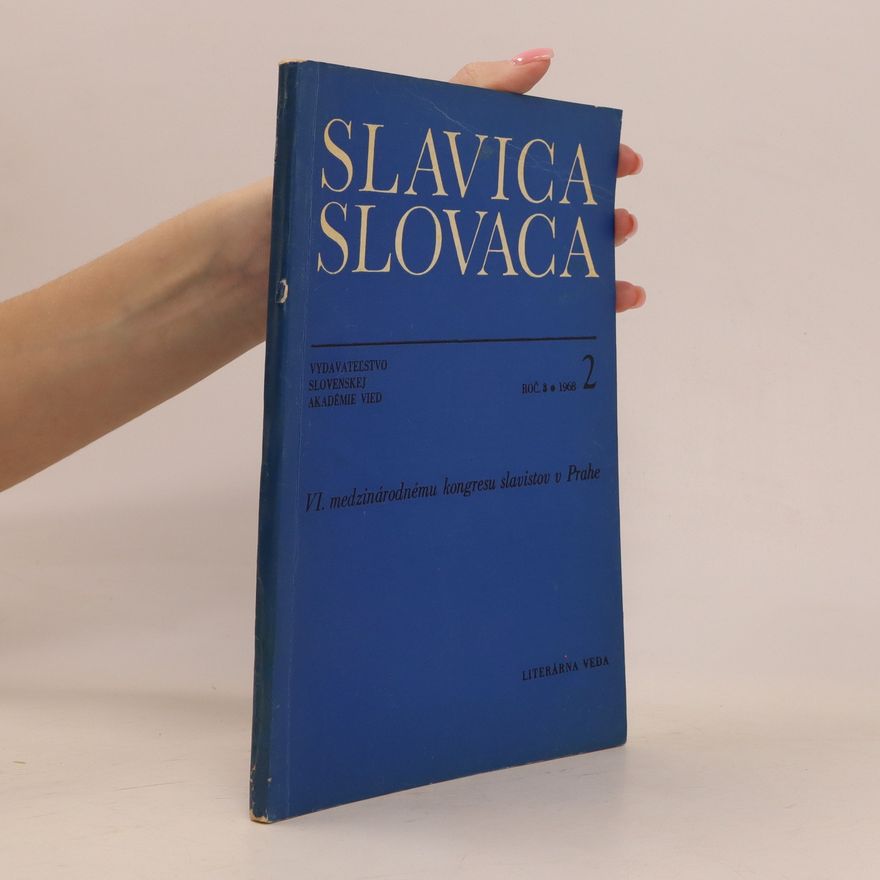 Various authors Slavica Slovaca, roč. 3
