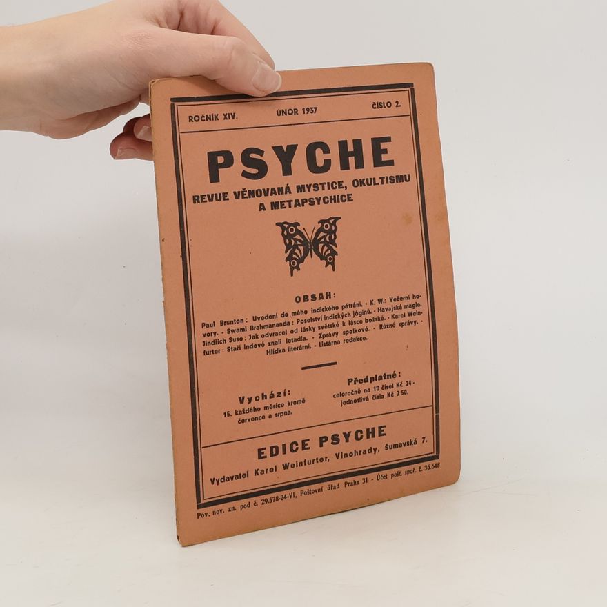 Kolektiv autorů Psyche 2/1937