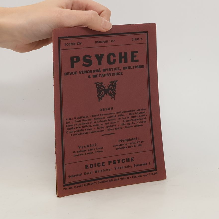Kolektiv autorů Psyche. Listopad 1937.