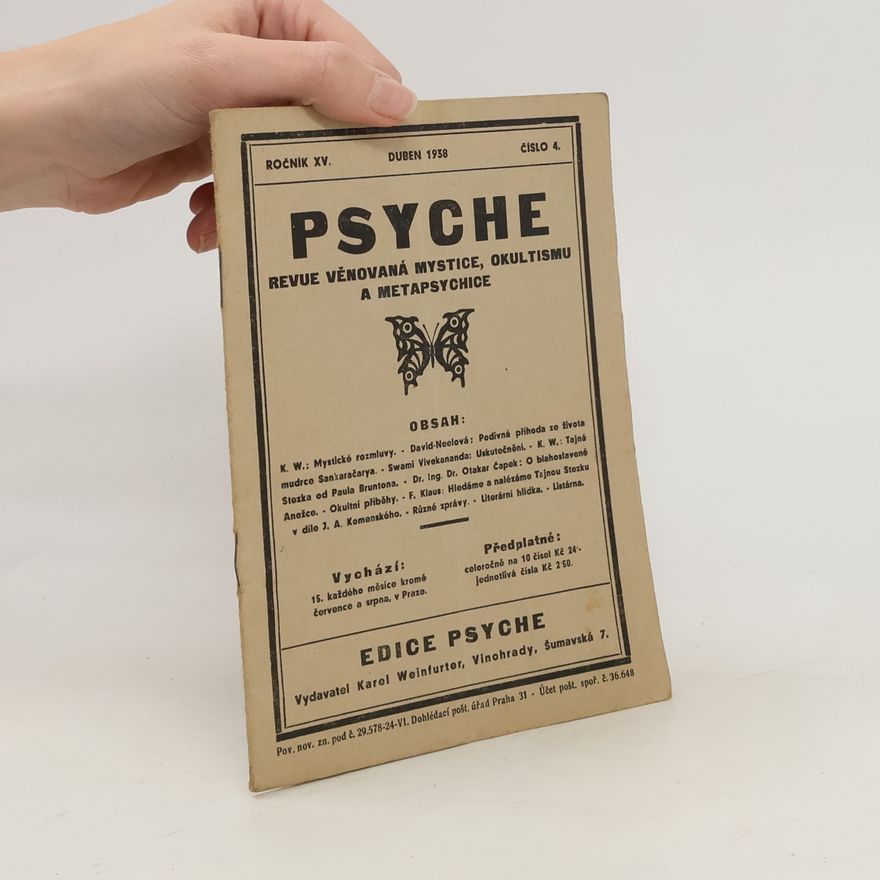 Various authors Psyche 4/1938