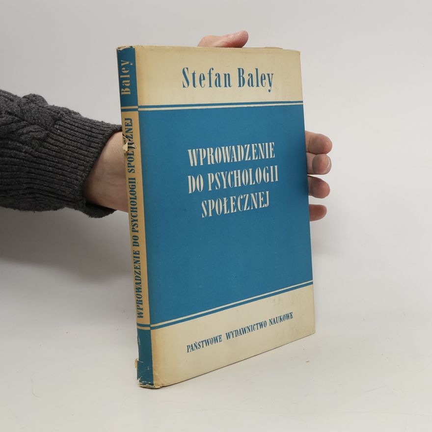Stefan Baley Wprowadzenie do psychologii spolecznej