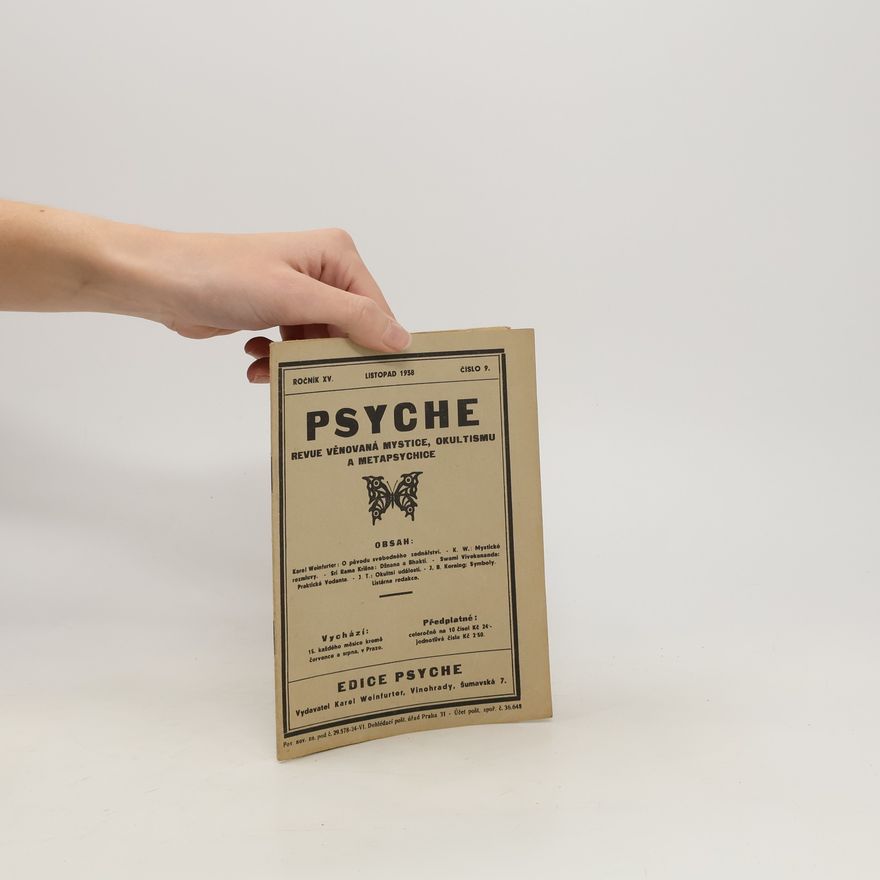 Various authors Psyche 9/1938