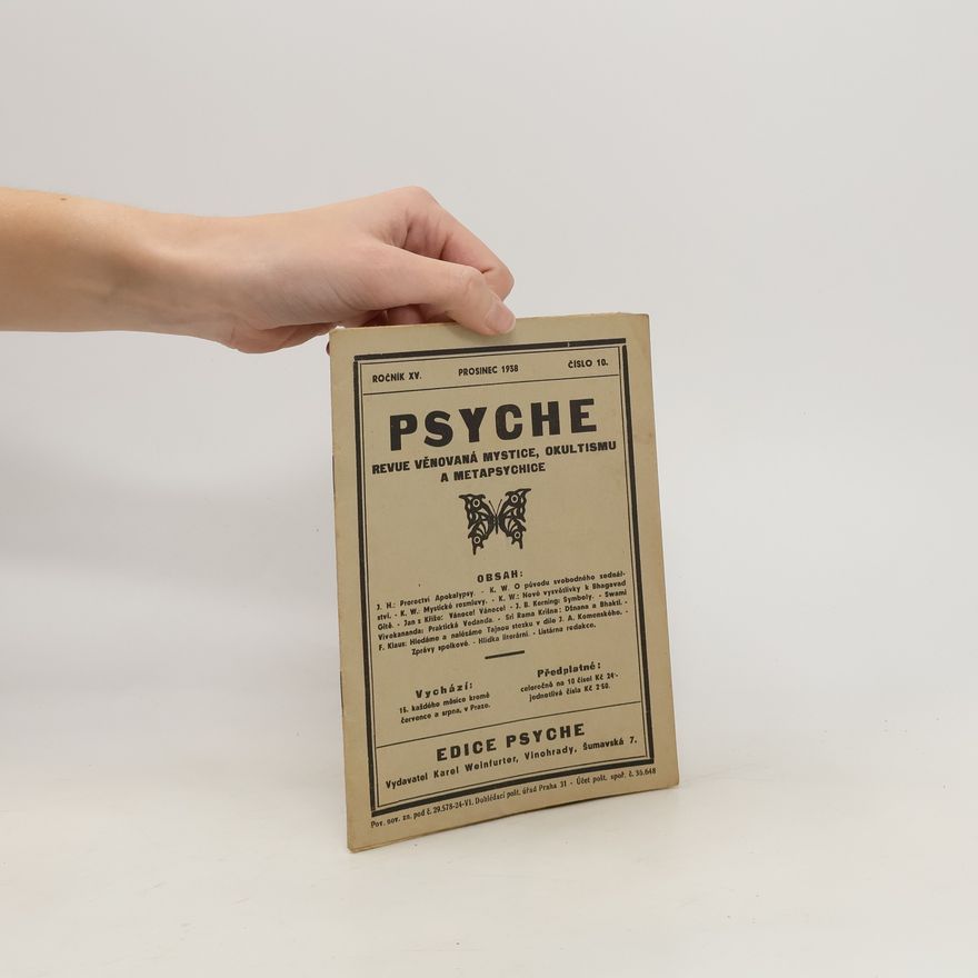 Kolektiv autorů Psyche 10/1938