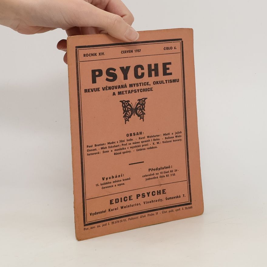 Kolektiv autorů Psyche 6/1937