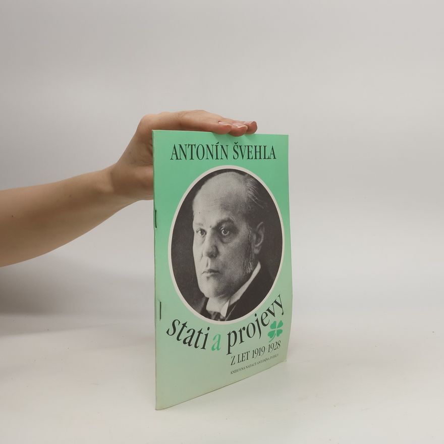 Antonín Švehla Stati a projevy z let 1919 - 1928