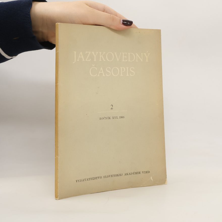 Kolektiv autorů Jazykovedný časopis 2
