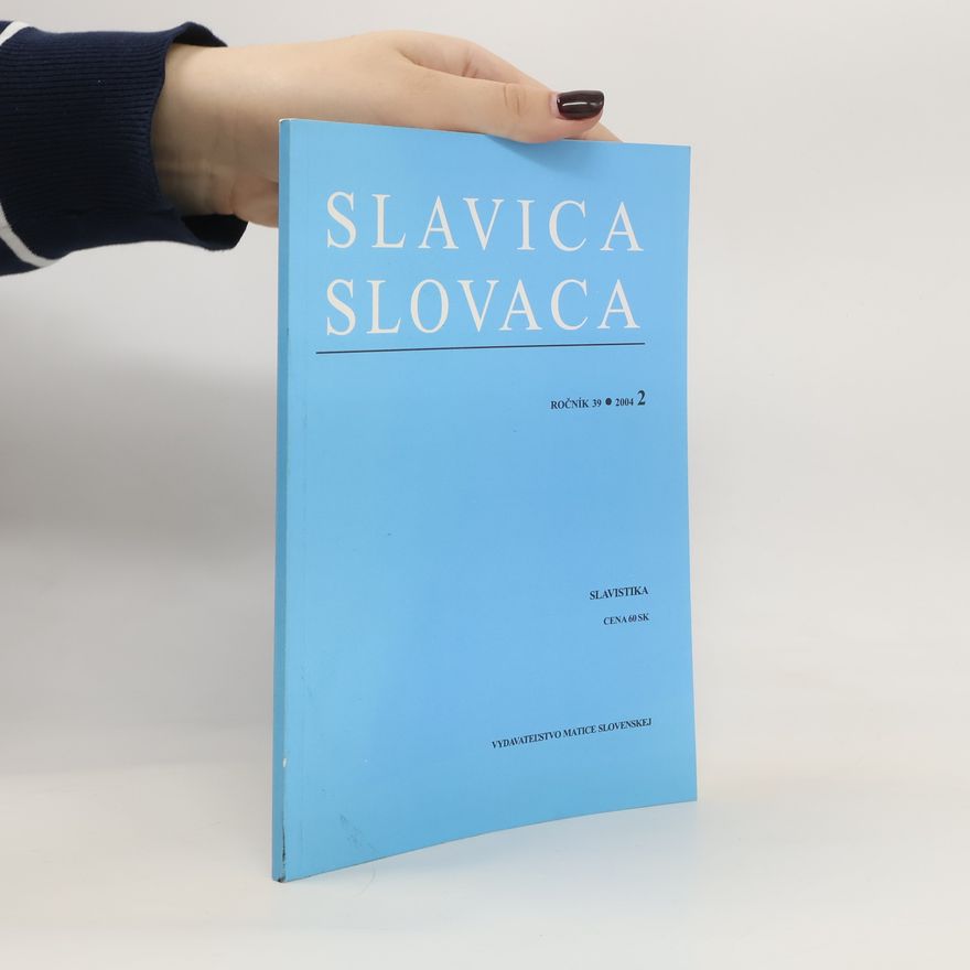 AA.VV. Slavica Slovaca 39. 2/2004